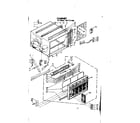 Kenmore 1067771490 cabinet parts diagram