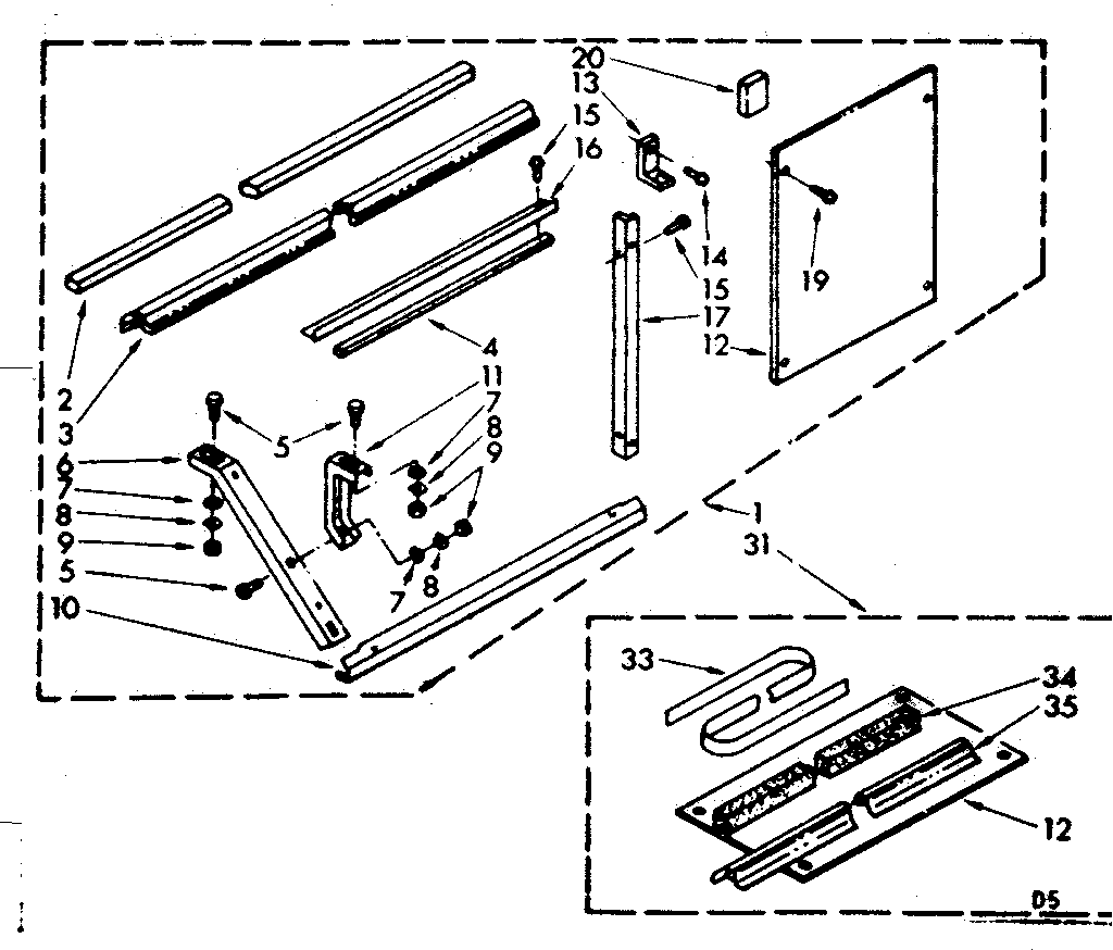Accessory kit parts