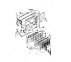 Kenmore 1067771491Z cabinet parts diagram