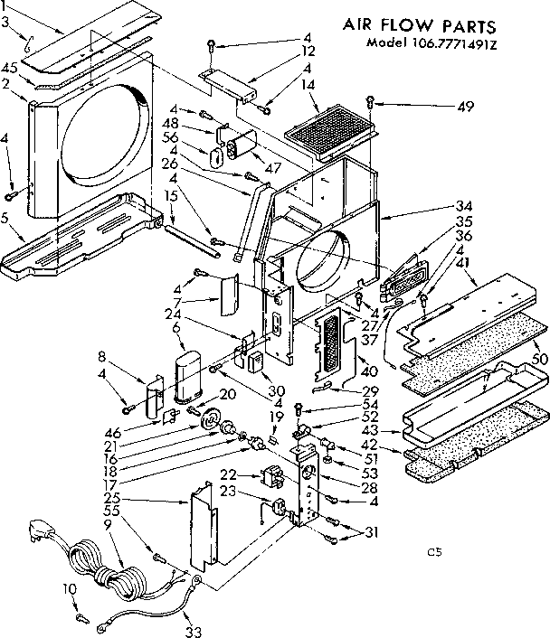 Air flow parts