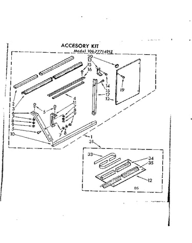 Accessory kit parts