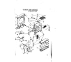 Kenmore 1067771492 air flow and control parts diagram