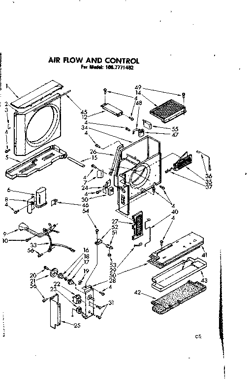Air flow and control parts