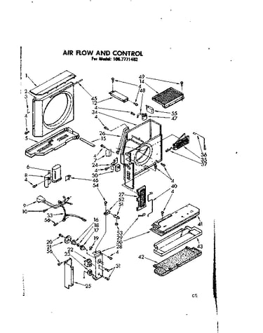 Air flow and control parts