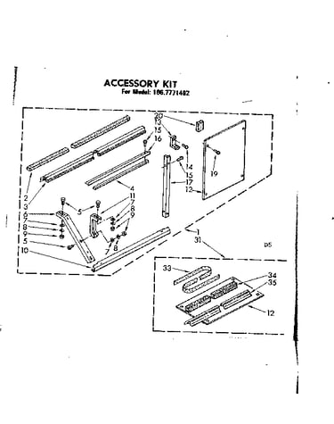 Accessory kit parts