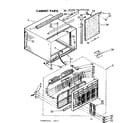 Kenmore 1067771540 cabinet parts diagram