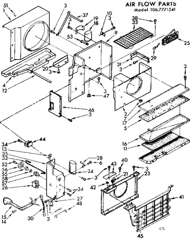Air flow parts