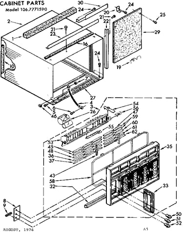 Cabinet parts