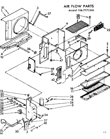 Air flow parts