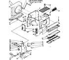 Kenmore 1067771591 air flow parts diagram