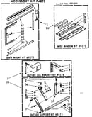Accessory kit parts