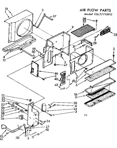 Air flow parts
