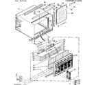 Kenmore 1067771592 cabinet parts diagram