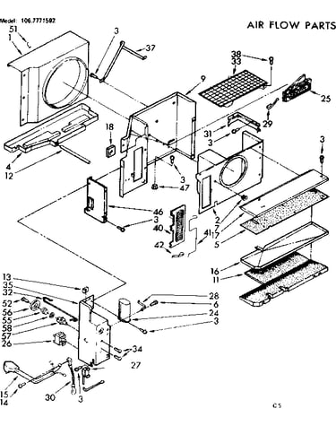 Air flow parts