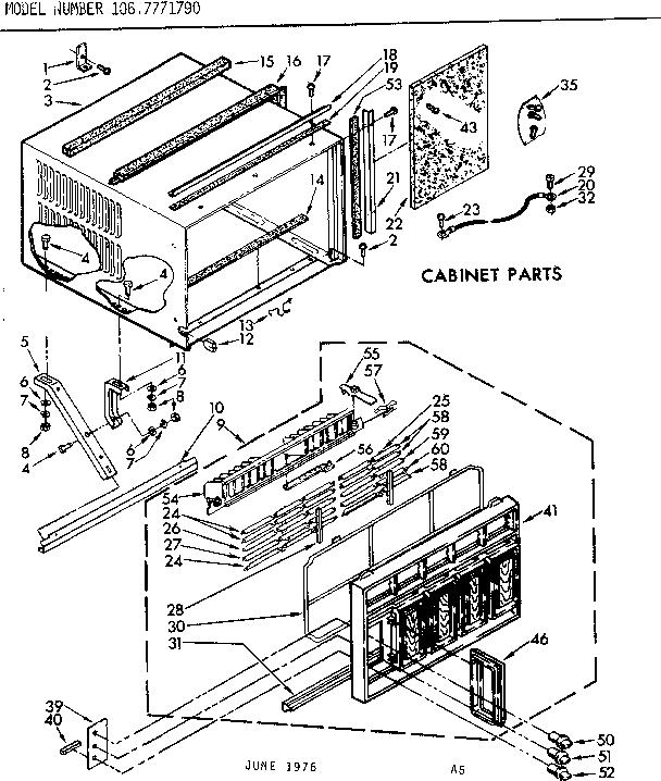 Cabinet parts