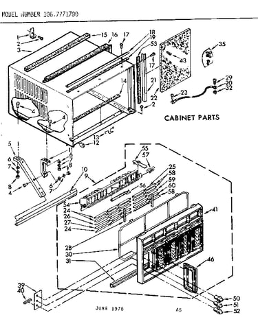 Cabinet parts