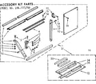 Kenmore 1067771790 accessory kit parts diagram