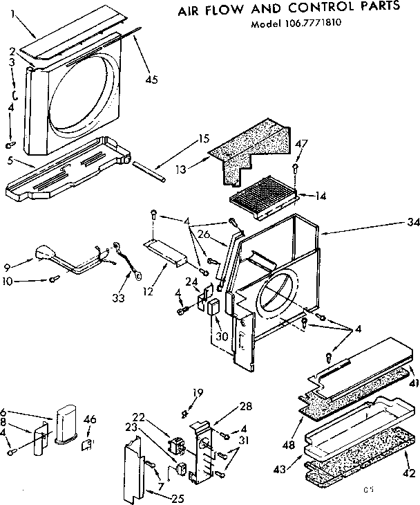 Air flow and control parts