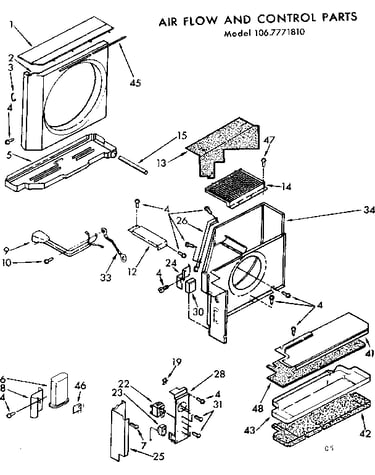 Air flow and control parts