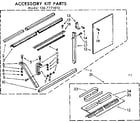 Kenmore 1067771810 accessory kit parts diagram