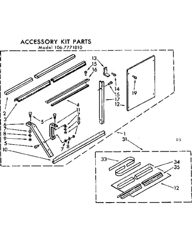 Accessory kit parts