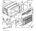 Kenmore 1067771811 cabinet parts diagram