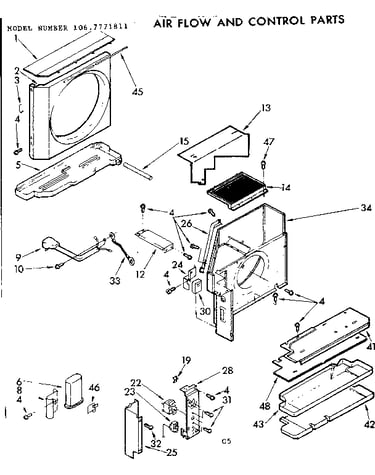 Air flow and control parts