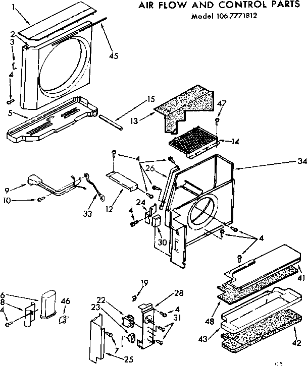 Air flow and control parts