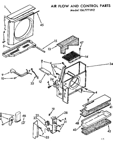 Air flow and control parts