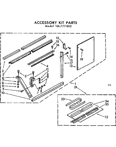 Accessory kit parts