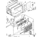 Kenmore 1067771840 cabinet parts diagram