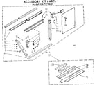 Kenmore 1067771840 accessory kit parts diagram