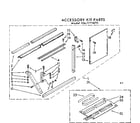 Kenmore 1067771870 accessory kit parts diagram