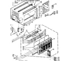 Kenmore 1067771890 cabinet parts diagram