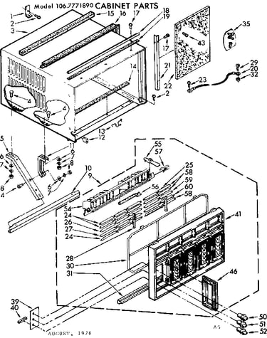 Cabinet parts