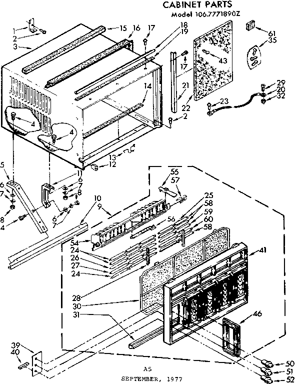 Cabinet parts