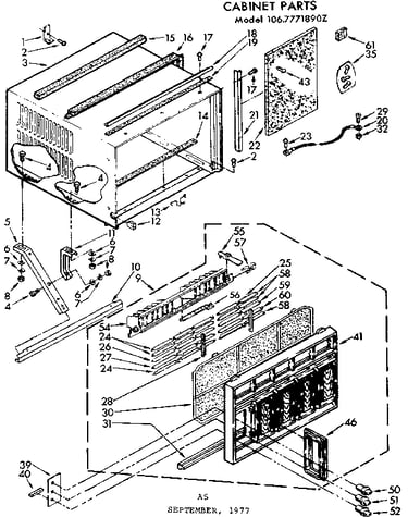 Cabinet parts