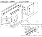 Kenmore 1067771891 accessory kit parts diagram