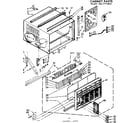 Kenmore 1067771892 cabinet parts diagram