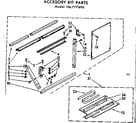 Kenmore 1067771892 accessory kit parts diagram