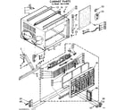 Kenmore 1067771893 cabinet parts diagram
