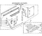 Kenmore 1067771893 accessory kit parts diagram