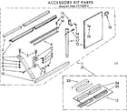 Kenmore 1067772092 accessory kit parts diagram