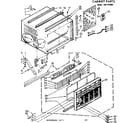 Kenmore 1067772093 cabinet parts diagram
