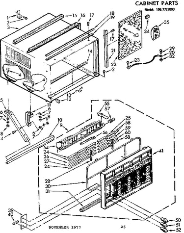 Cabinet parts