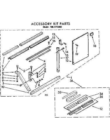 Accessory kit parts