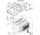 Kenmore 1067772170 cabinet parts diagram