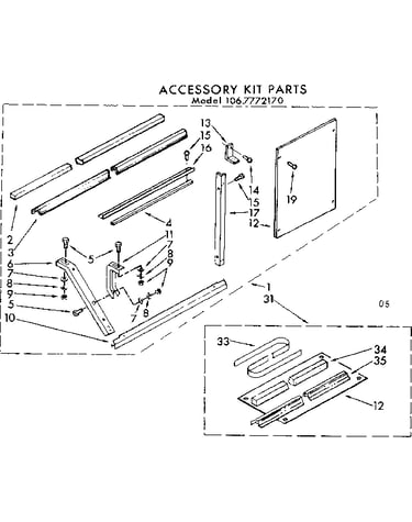 Accessory kit parts
