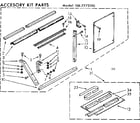 Kenmore 1067772190 accessory kit parts diagram