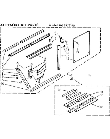 Accessory kit parts